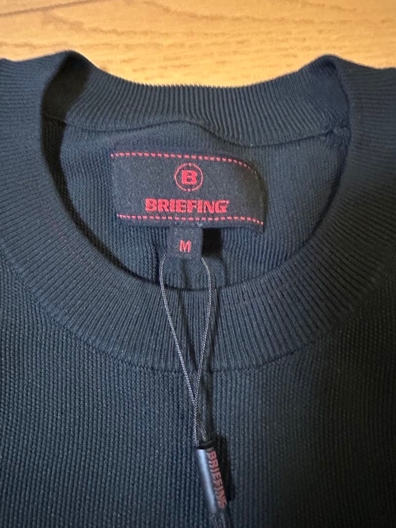 BRIEFING ブリーフィング ニット セーター 黒 ブラック M 新品未使用