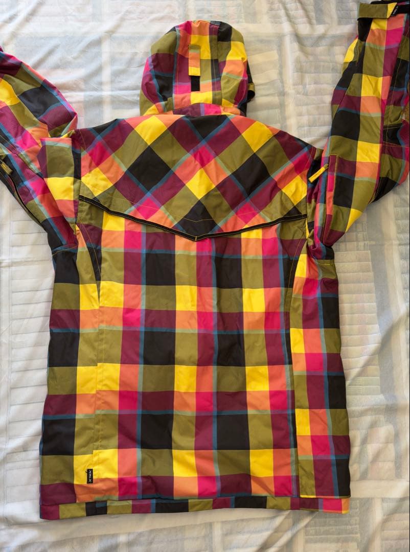 値下げ❗️スノーボードウェア フード付き マルチカラー