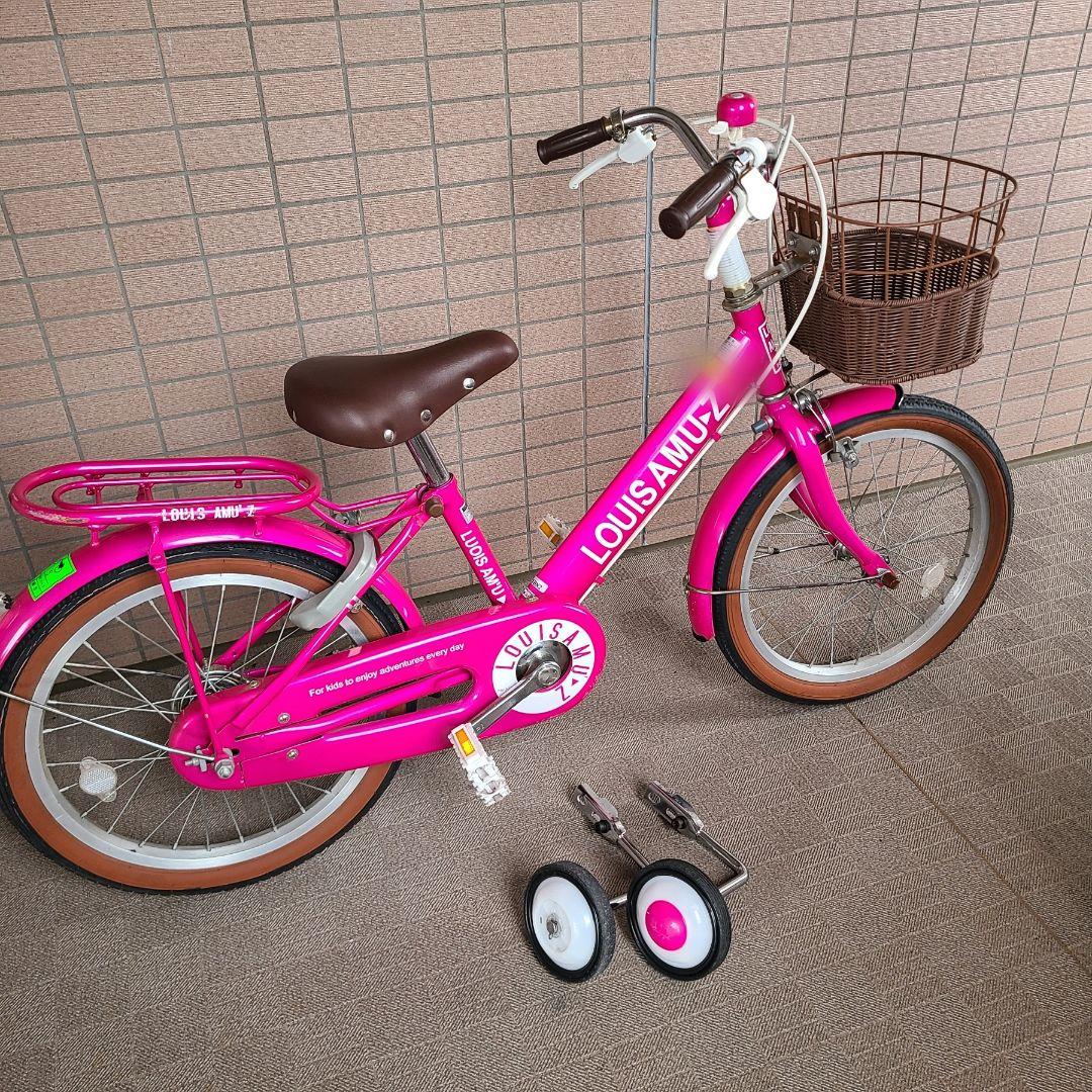 子供用自転車 18インチピンク　引取限定