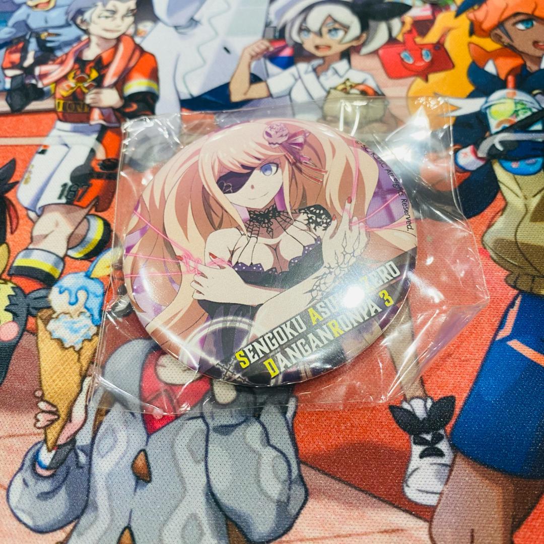 【当日発送】　戦国アスカZERO　ダンガンロンパ3コラボ　江ノ島盾子　缶バッジ