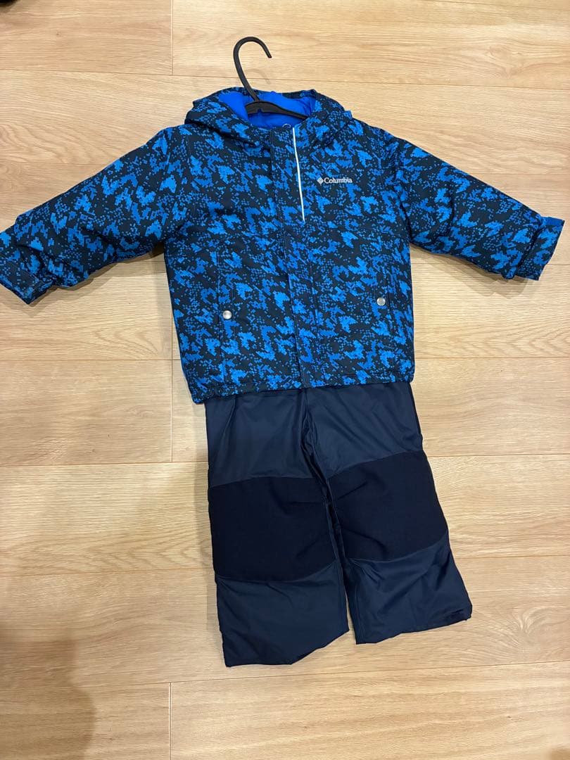 Colombia 3T 子ども用スキーウェアセット 青と黒