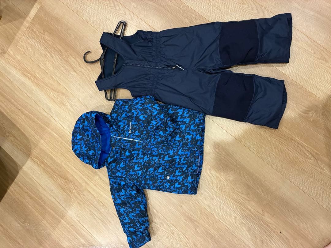 Colombia 3T 子ども用スキーウェアセット 青と黒