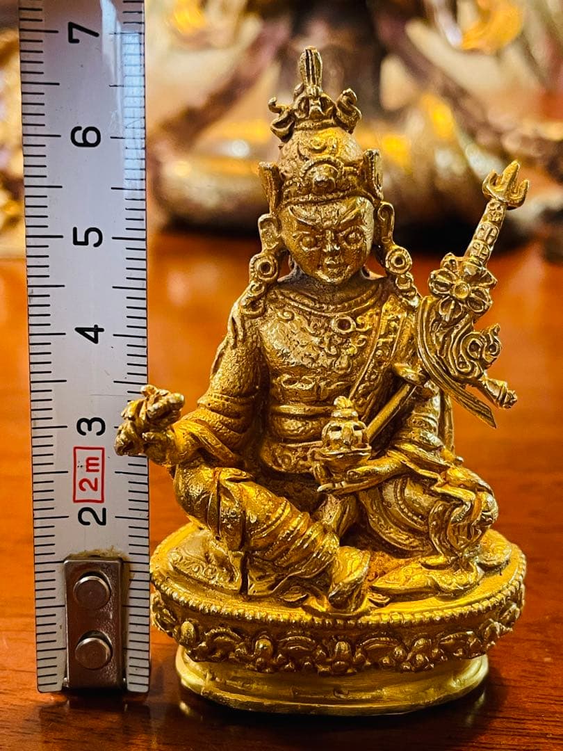 SALE【新品 送料無料】チベット密教の祖　パドマサンバヴァ 開祖 仏像 鍍金