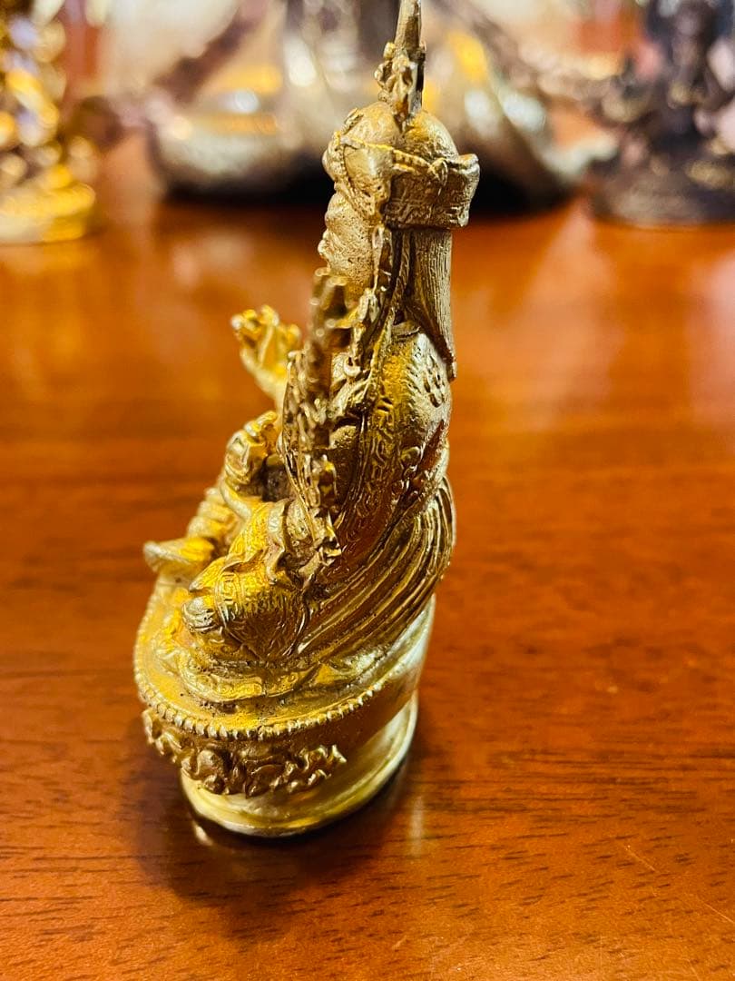 SALE【新品 送料無料】チベット密教の祖　パドマサンバヴァ 開祖 仏像 鍍金