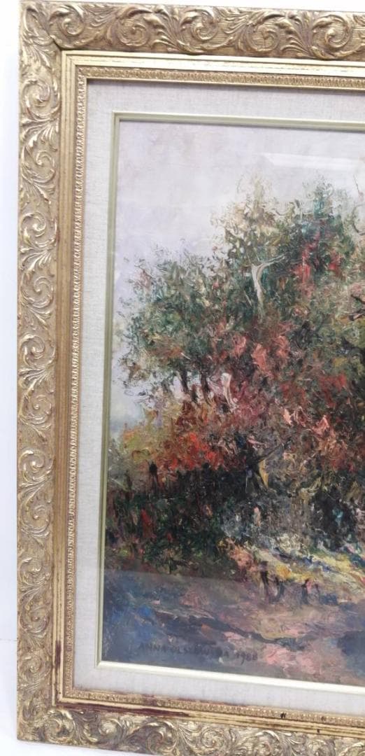 1【真作】 アンナ・オルシェウスカ 風景 1988年 ポーランド N-9