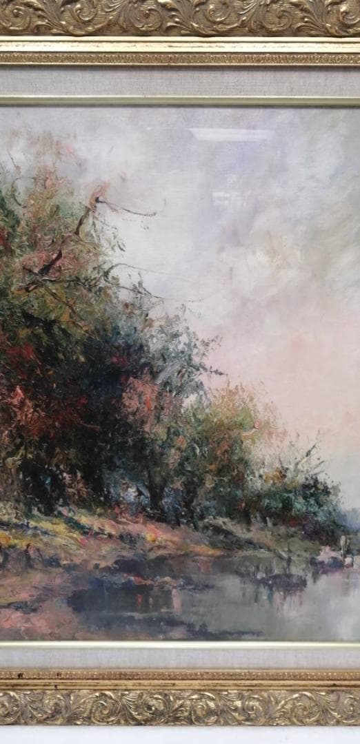 1【真作】 アンナ・オルシェウスカ 風景 1988年 ポーランド N-9