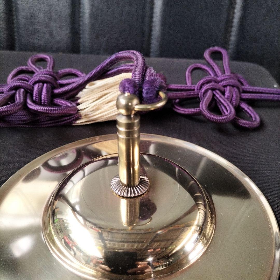 ◎美品　チャッパ 約5寸（直14.2cm) 舞台芸能　房付き　中古品