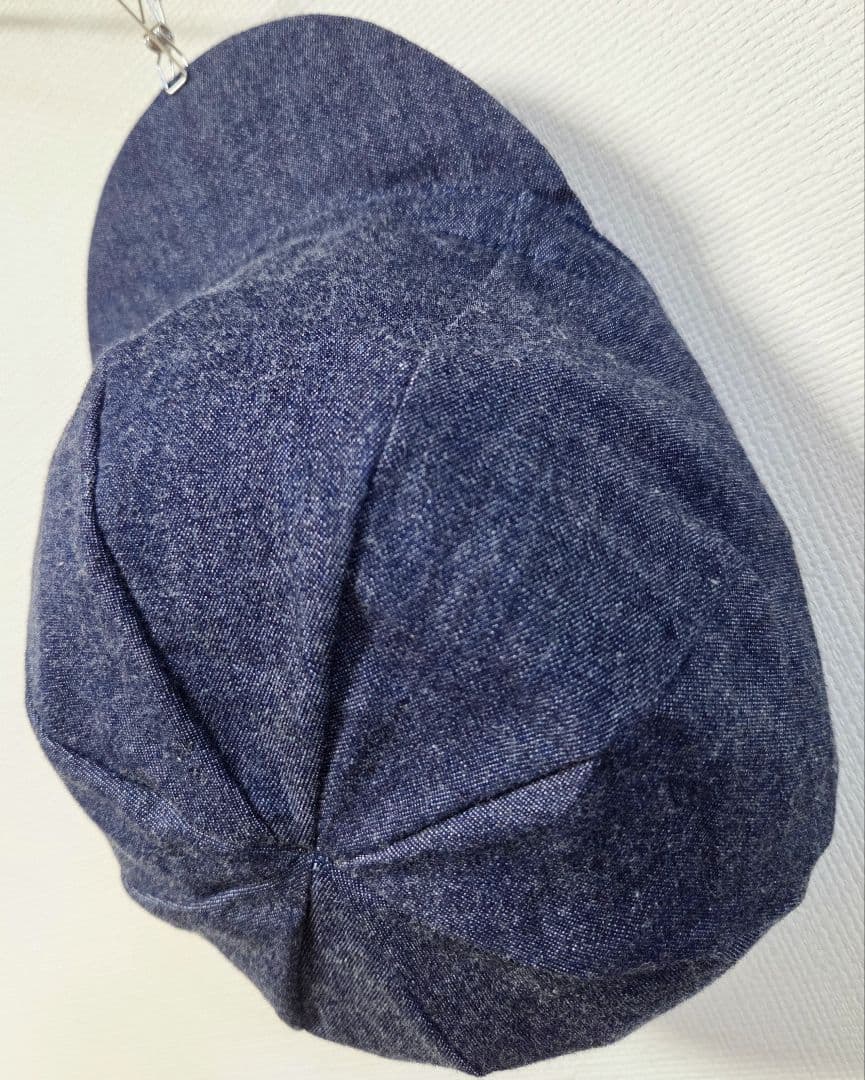 ★サイクルキャップ★【No.132】インディゴデニム(6オンス)