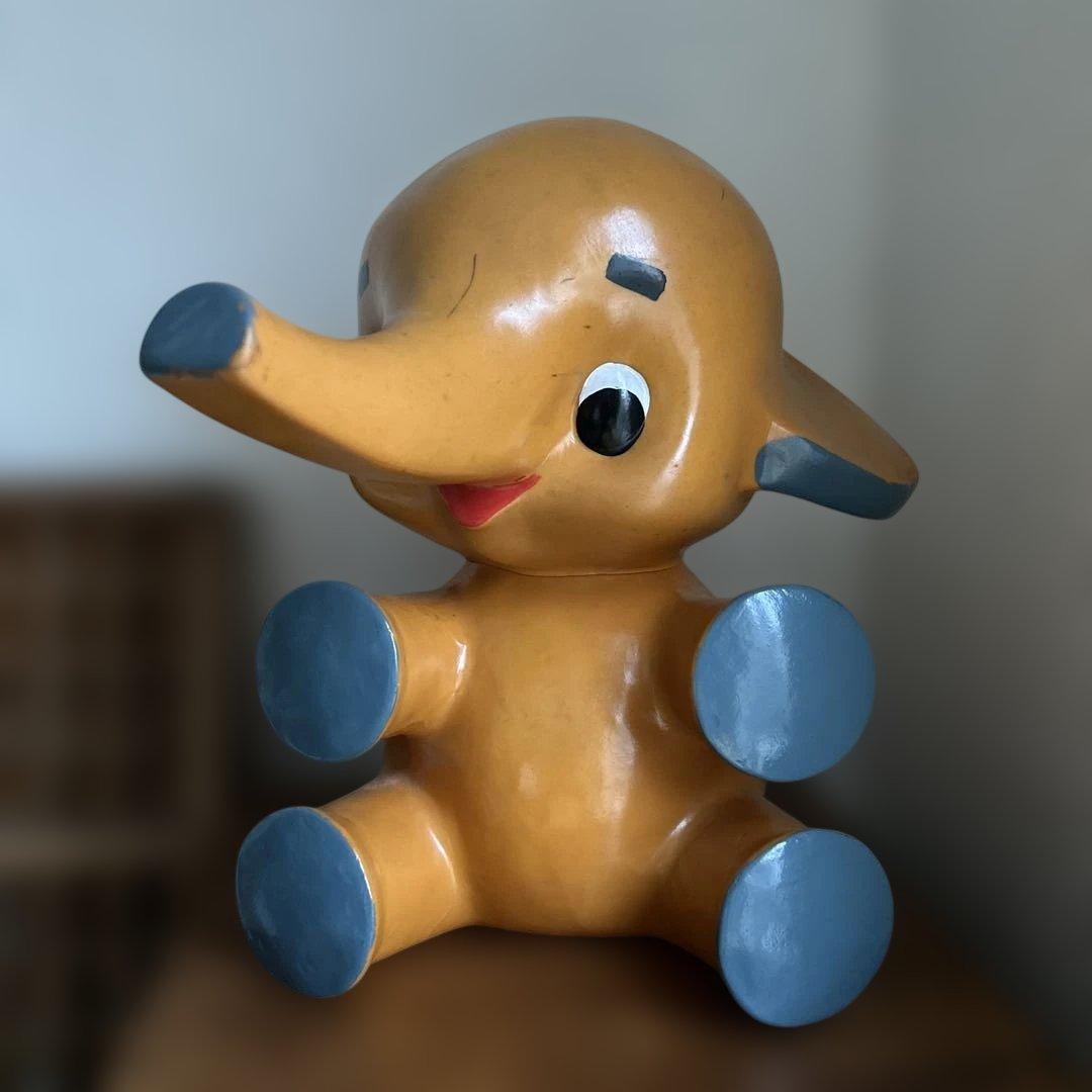 サトちゃん 佐藤製薬くすりはサトウ 古物 ソフビ カウンターサイズ