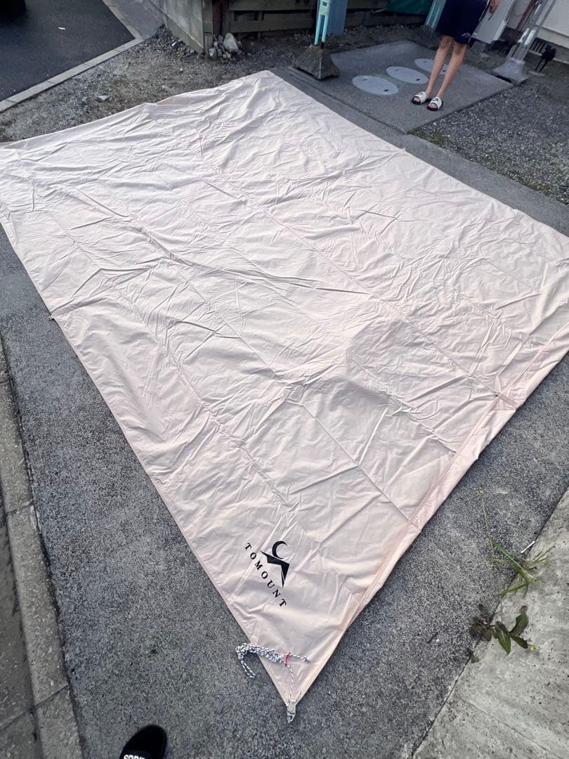 TOMOUNT タープ　最終値下げ　tc レクタタープ　キャンプ　焚き火