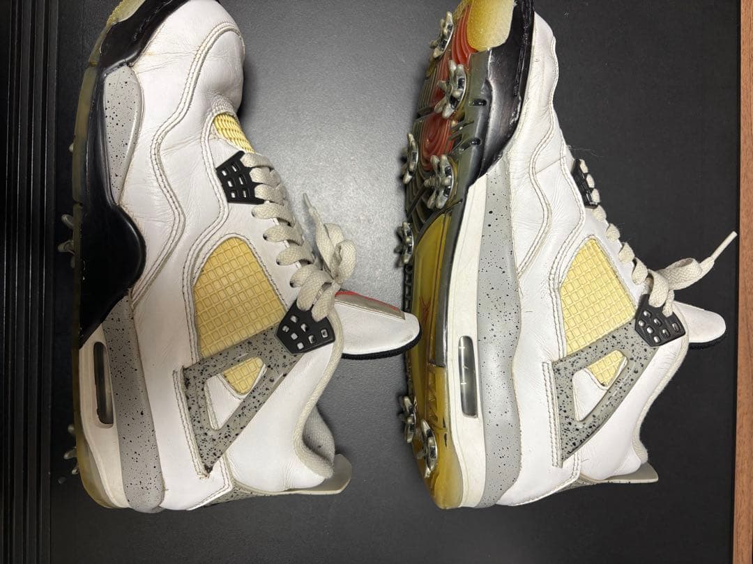 Air Jordan 4 ホワイト　ゴルフシューズ