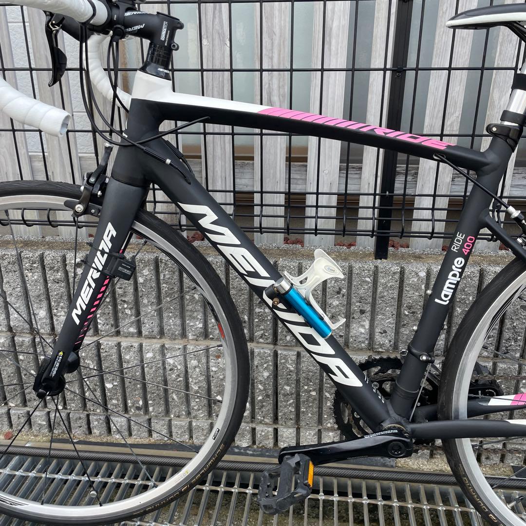 MERIDAロードバイクRIDE400 lampre 2✕11速 超美車送料無料