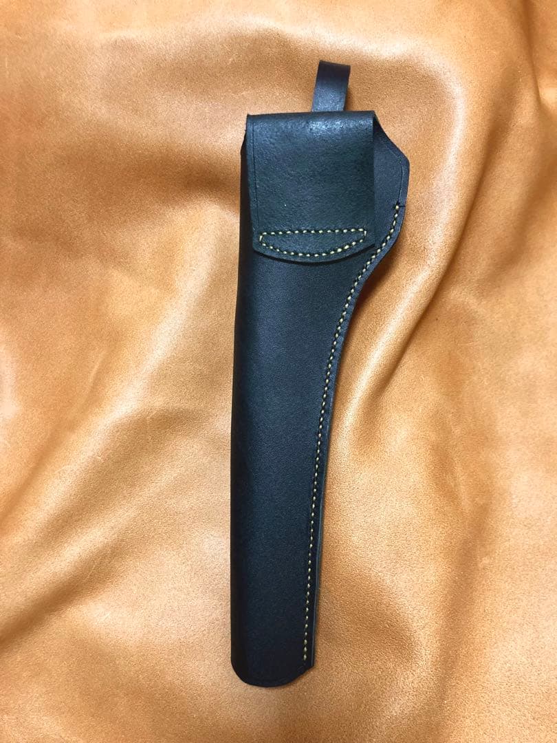 ルガーP08 8インチ用 右利きレザーホルスター No.593