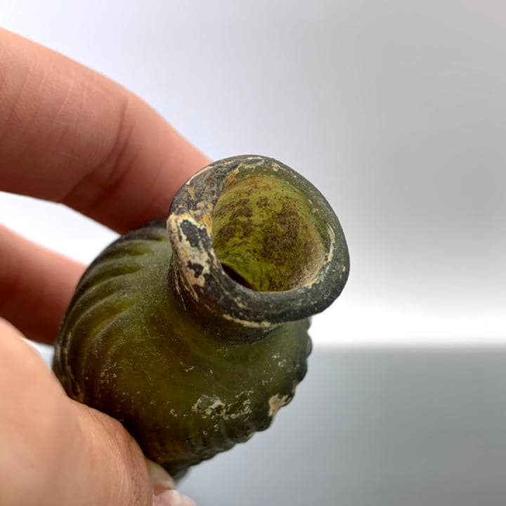 【古代 ガラス】ローマングラス ボトル コレクション 状態良好