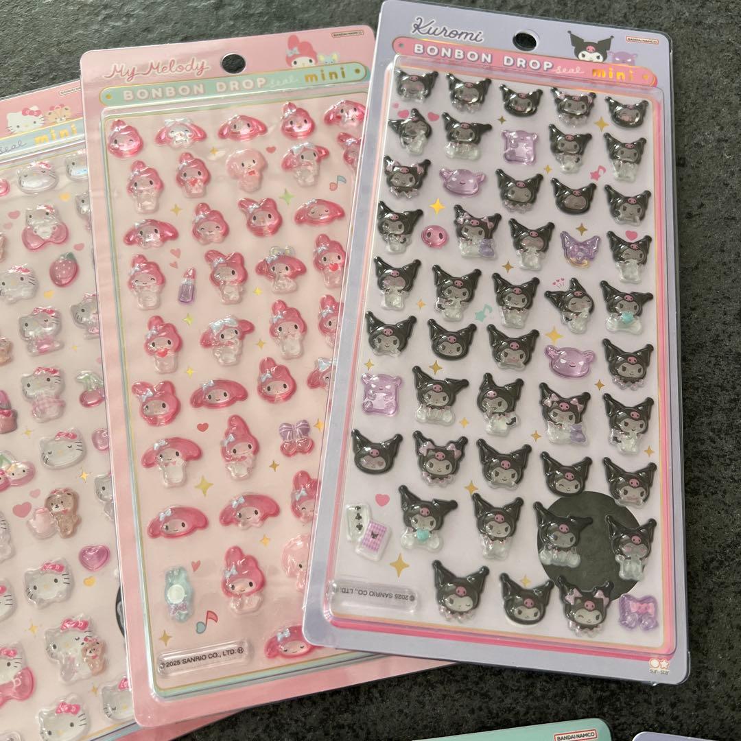 サンリオ　ミニ　mini ボンボンドロップシール