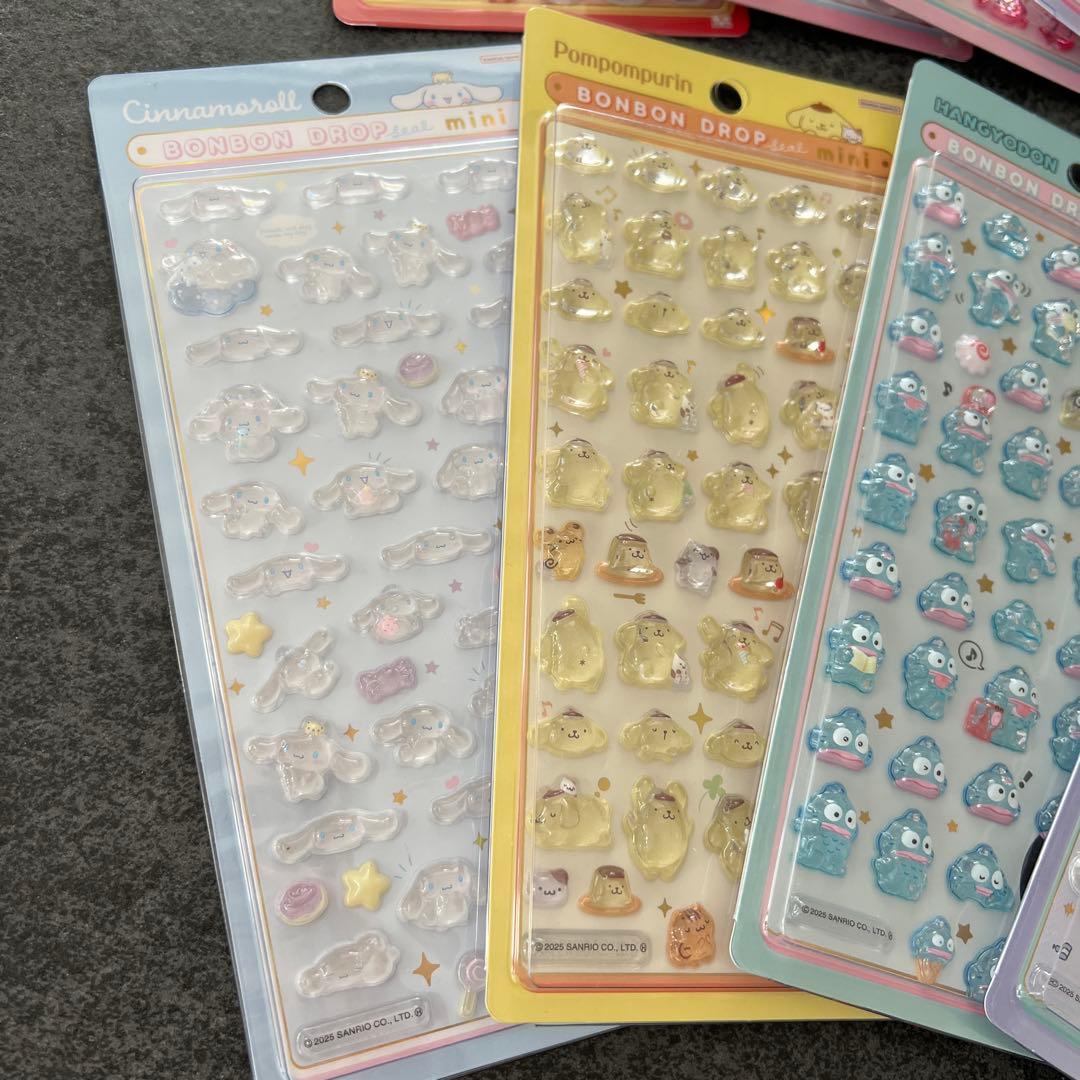 サンリオ　ミニ　mini ボンボンドロップシール