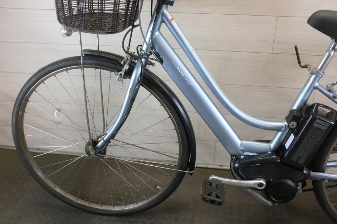 電動自転車ヤマハPAS　City　27インチ　5段　12.8Ah充電器あり