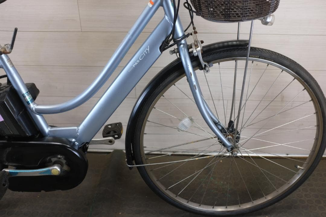 電動自転車ヤマハPAS　City　27インチ　5段　12.8Ah充電器あり