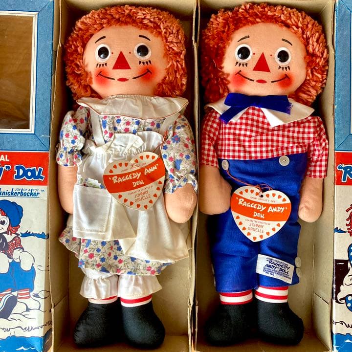 貴重　超激レア　ラガディ　ヴィンテージストック　めちゃくちゃ可愛いアンとアンディ