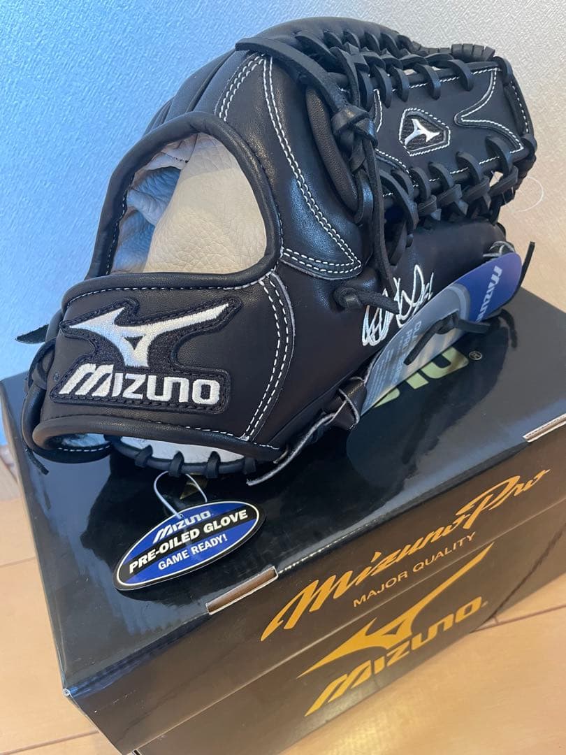 【美品】Mizuno クラシックプロ　グローブ イチローサイン入りレプリカ非売品
