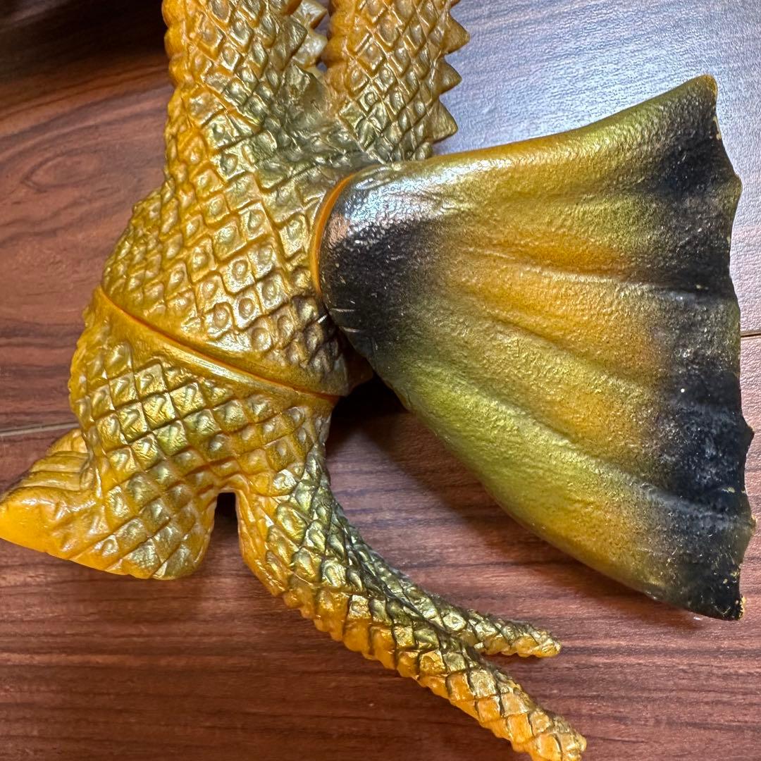 当時物 ポピー　キングザウルスシリーズ　キングギドラ　ソフビ 5653