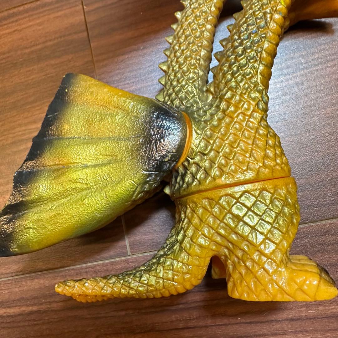 当時物 ポピー　キングザウルスシリーズ　キングギドラ　ソフビ 5653