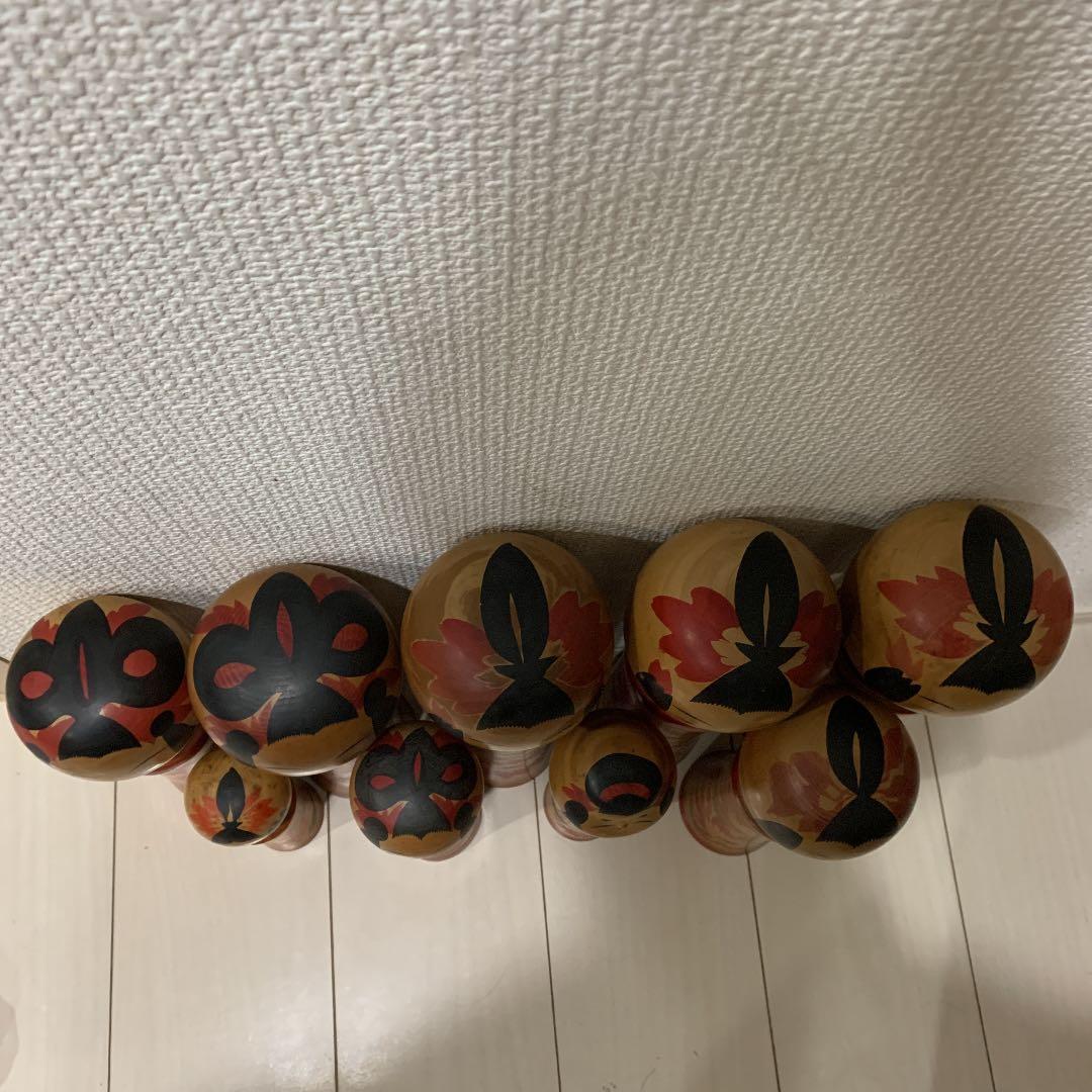 ♦️こけし9体♦️遊佐福寿(1930~2001)♦️ 高橋盛(1890～1973）