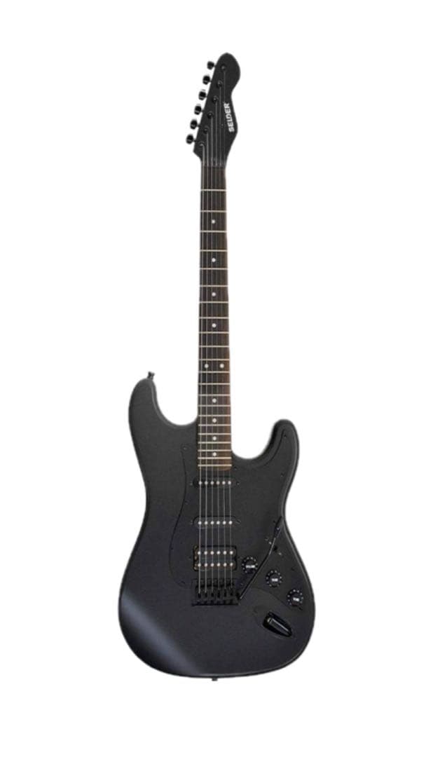 エレキギター SELDER ブラック　ストラトキャスター