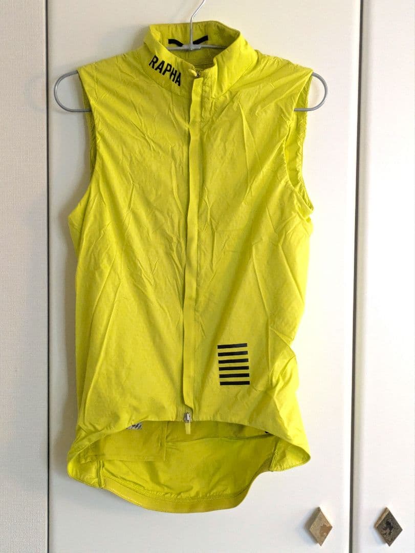 Rapha Proteam Insulated gillet XS イエロー