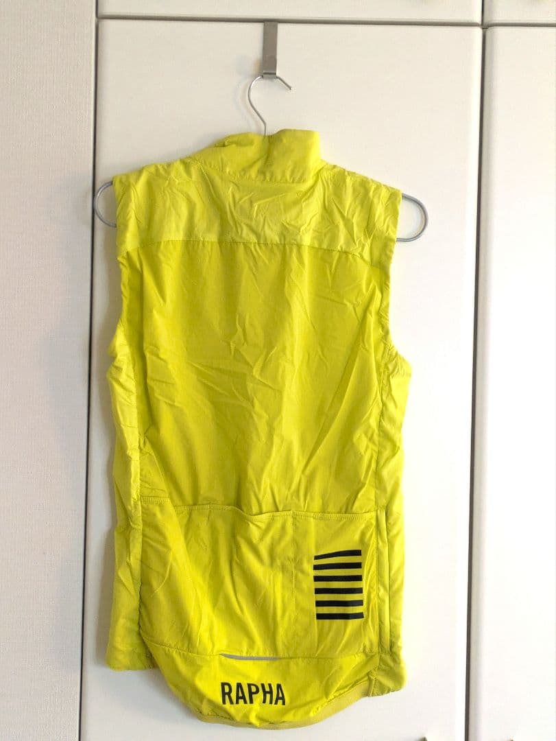Rapha Proteam Insulated gillet XS イエロー