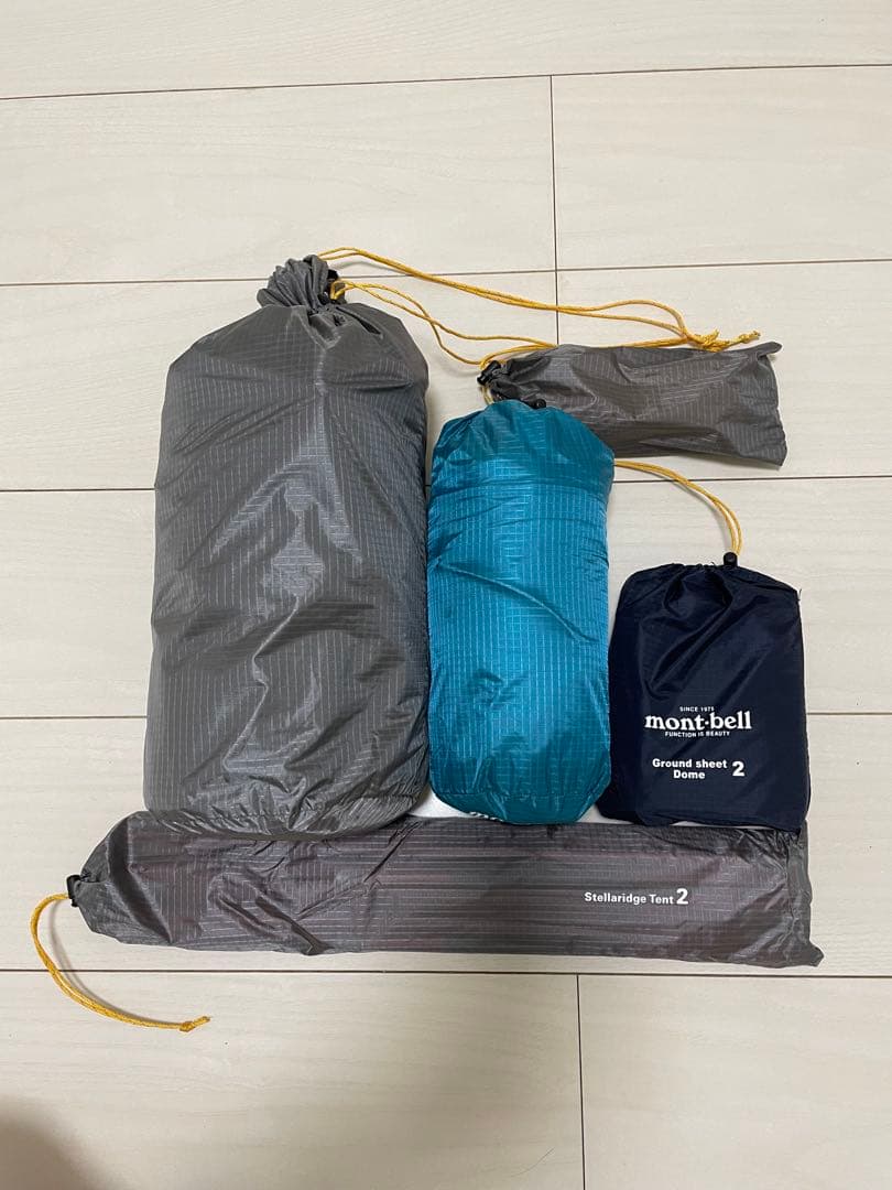 モンベル　ステラリッジ2 グランドシート付き