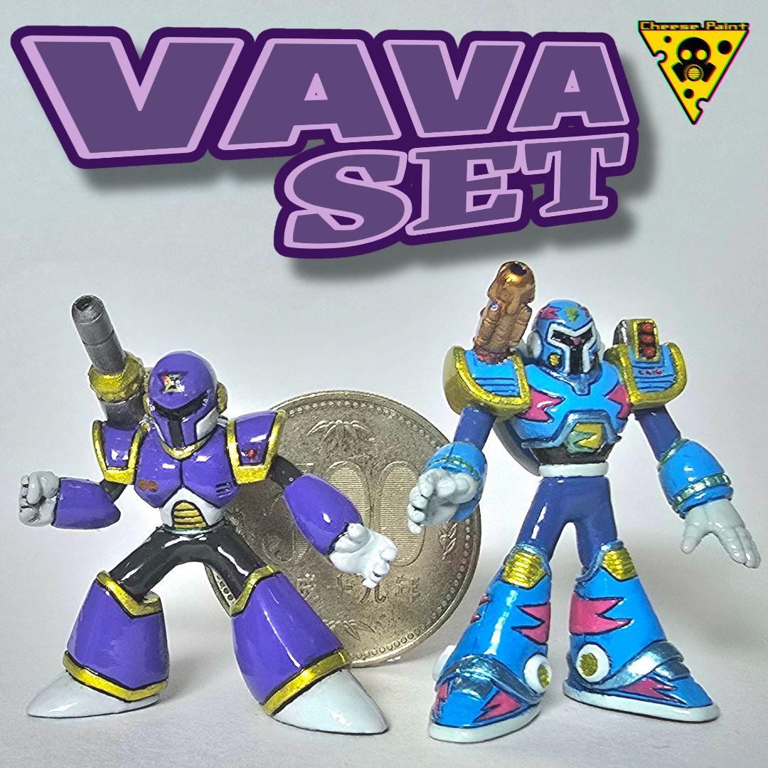 ロックマンX 消しゴム フィギュア VAVA(ヴァヴァ) 個人塗装品