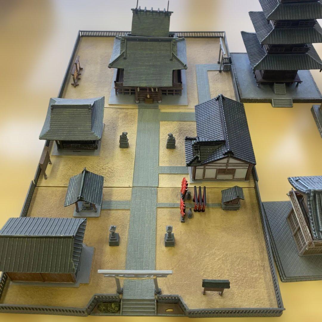 ジオコレ　神社　寺院セット