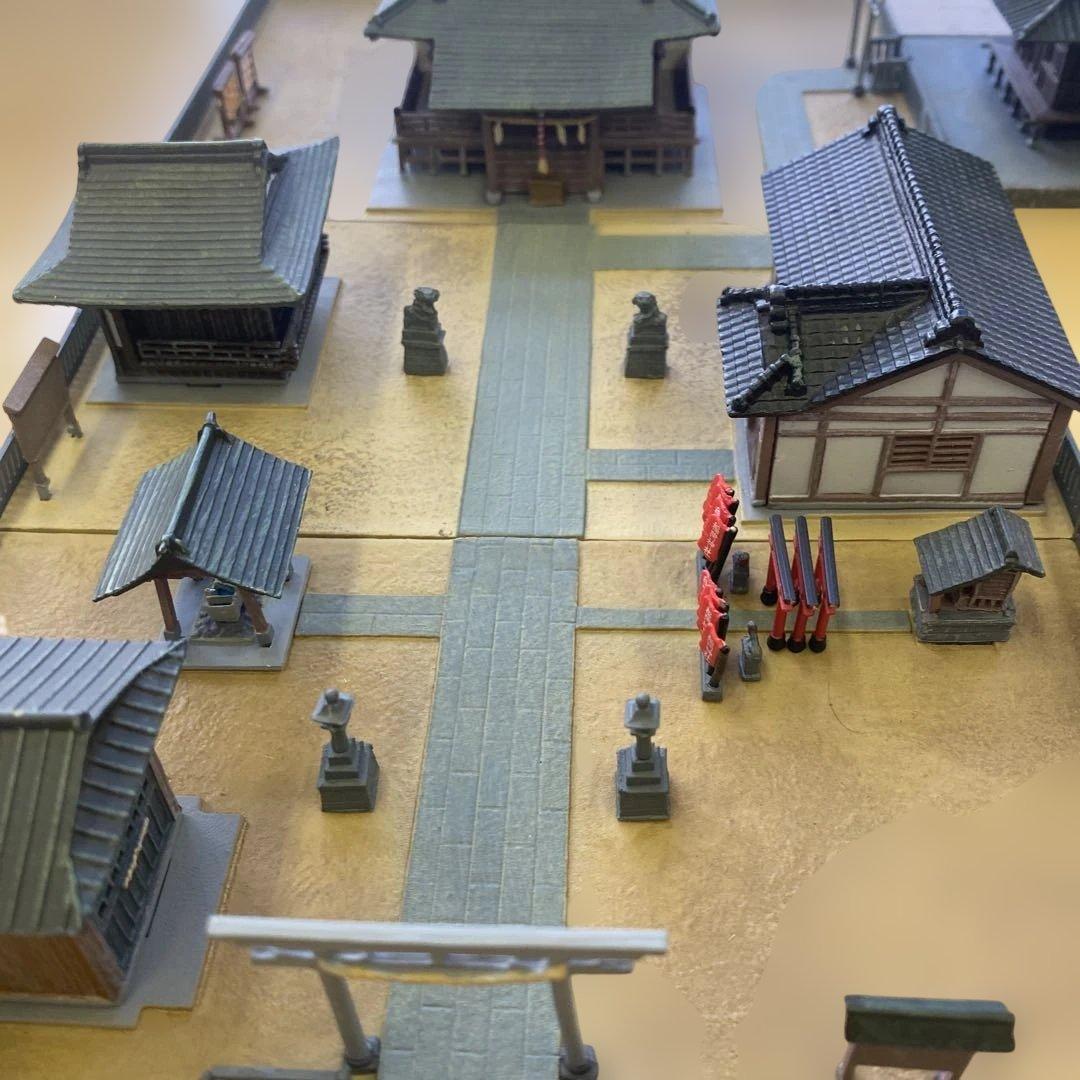 ジオコレ　神社　寺院セット