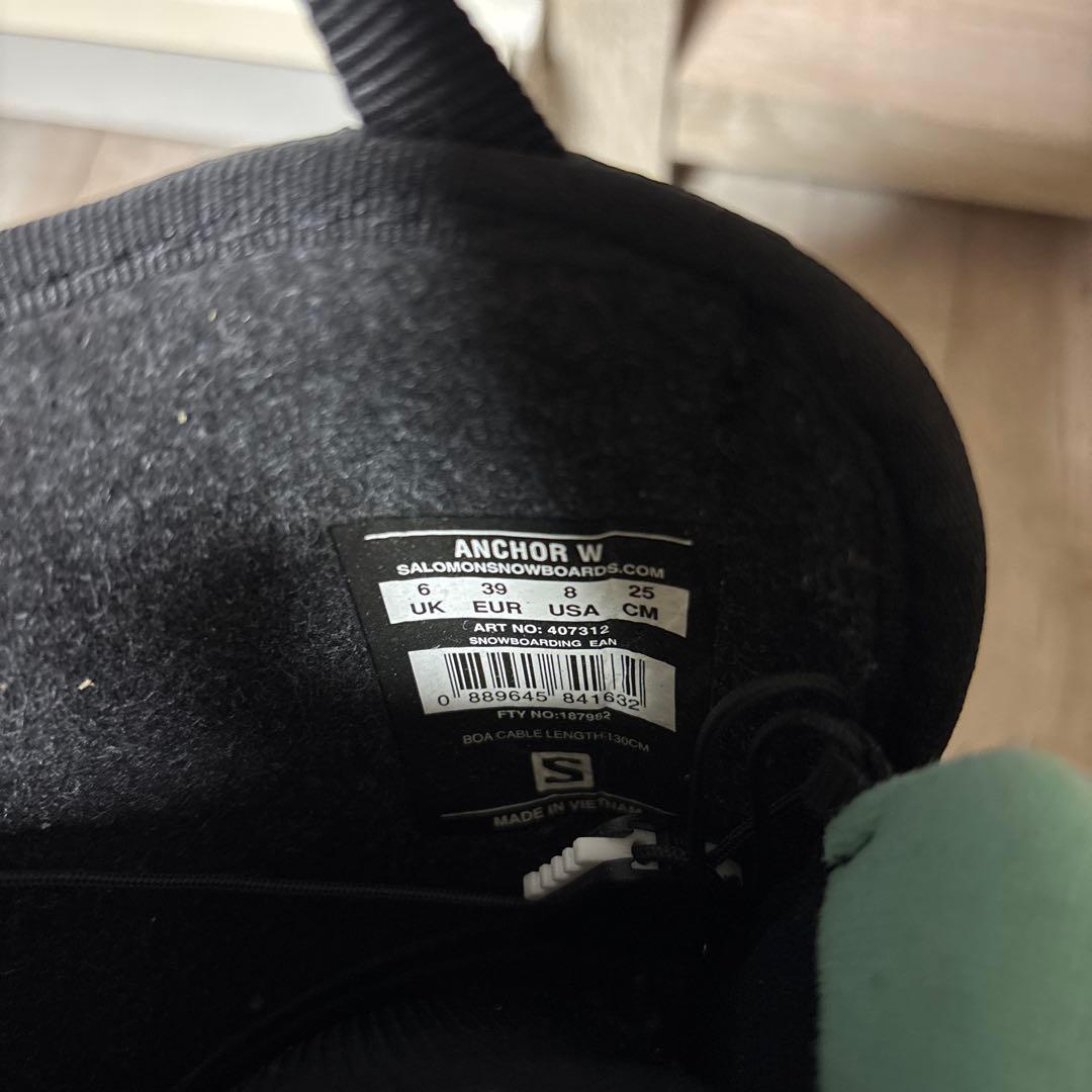 jinta93 SALOMON スノーブーツ　サロモン BOA 25センチ