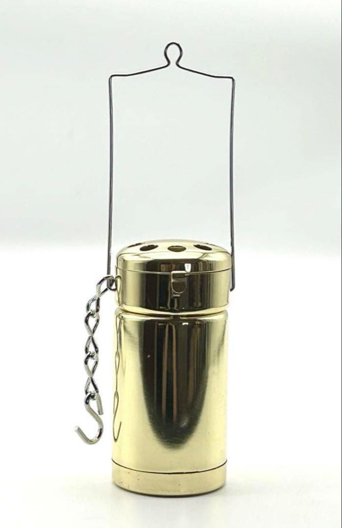 未使用品 デラックス コンパクト ランタン 真鍮 キャンパー キャンドルホルダー
