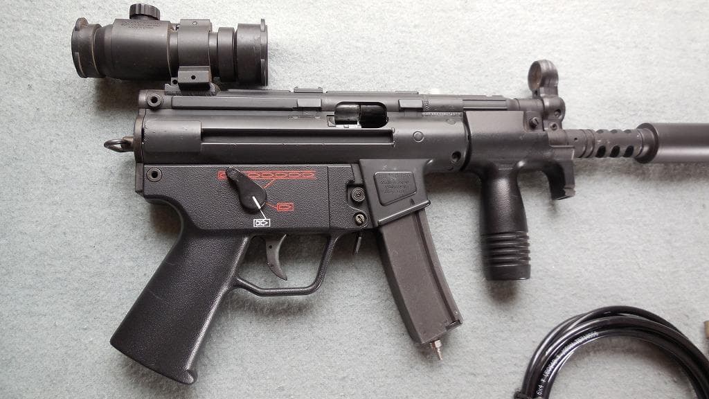 マルゼン　MP5 K　ガスブローバック　マガジン外部ソース用　動作品