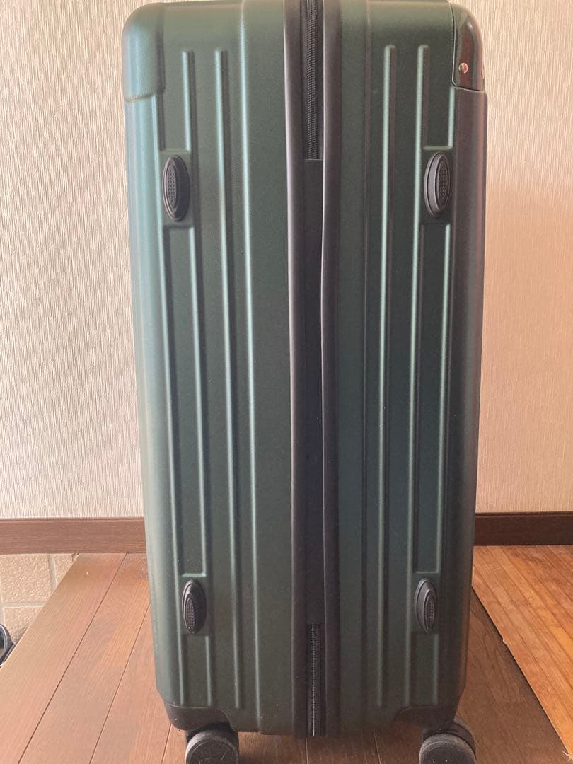 現役客室乗務員監修 スーツケース　4.2kg 92.5L グリーン L