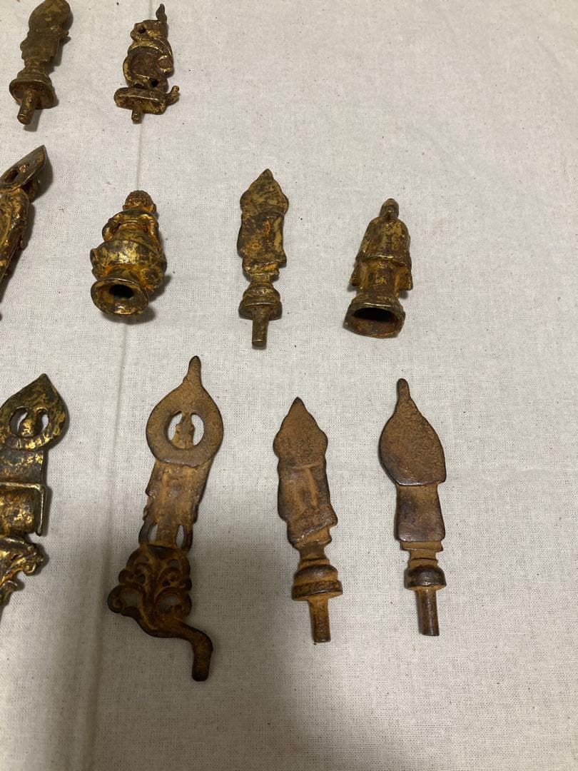 仏像 15点セット 銅製 約6㎝