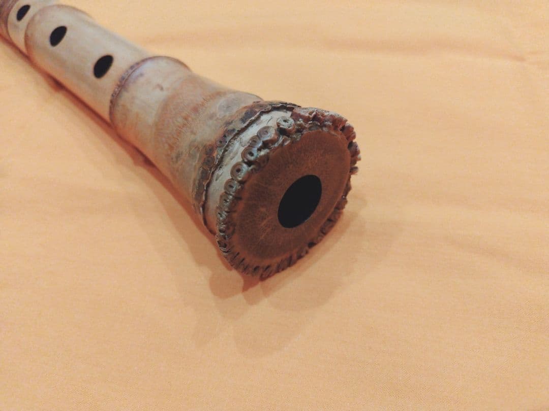 尺八 一尺五寸管 F管 晏弘銘 琴古流