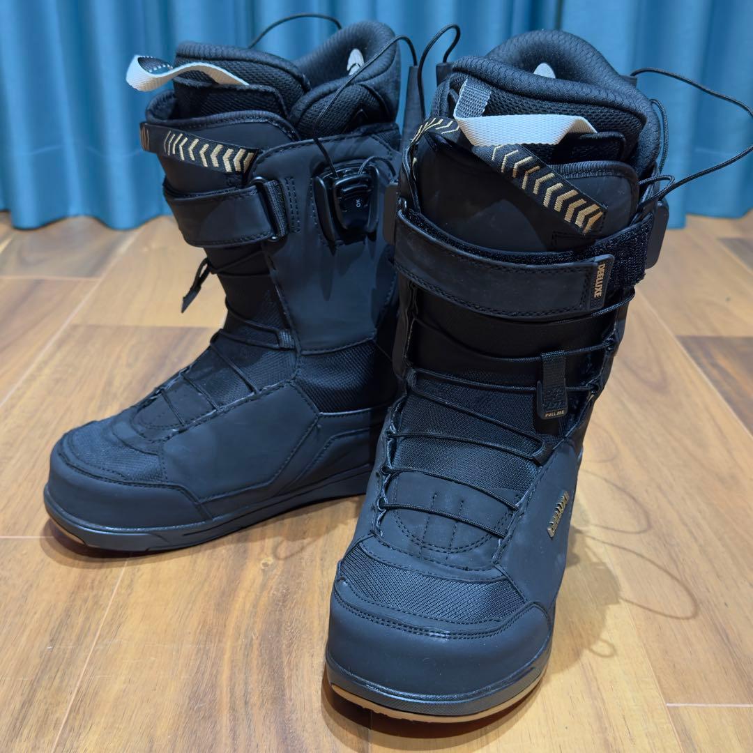【美品】DEELUXE ID 6.3 スノーボードブーツ 24.5cm ブラック
