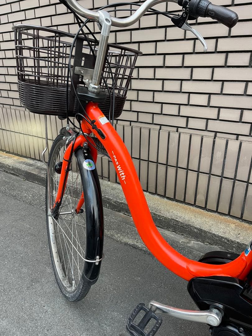 12.8ahヤマハパスウィット電動アシスト自転車26インチ