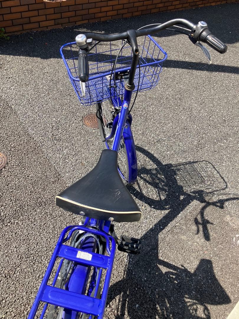 A HSTEP CRUZ自転車　三段変速　ブルー　引き取り限定