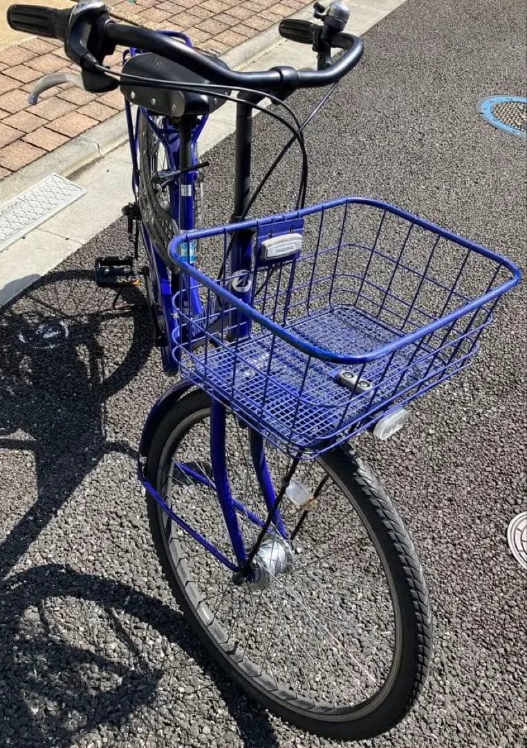 A HSTEP CRUZ自転車　三段変速　ブルー　引き取り限定