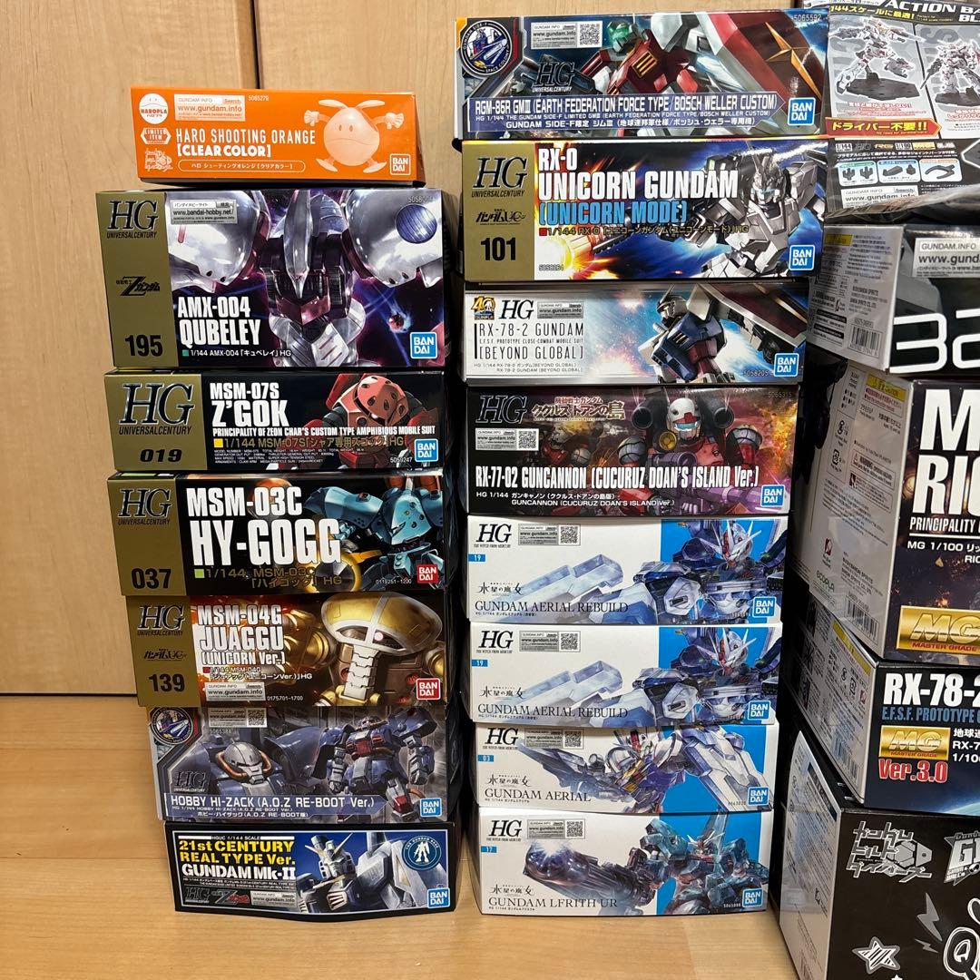 ガンプラセット HGMG 各種モデル