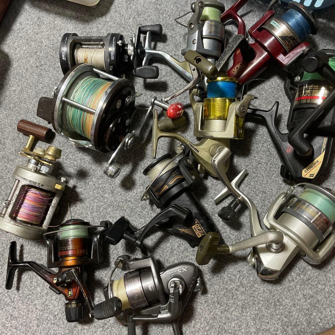 釣具　リール　まとめ売り　スピニングリール ベイトリール　セット