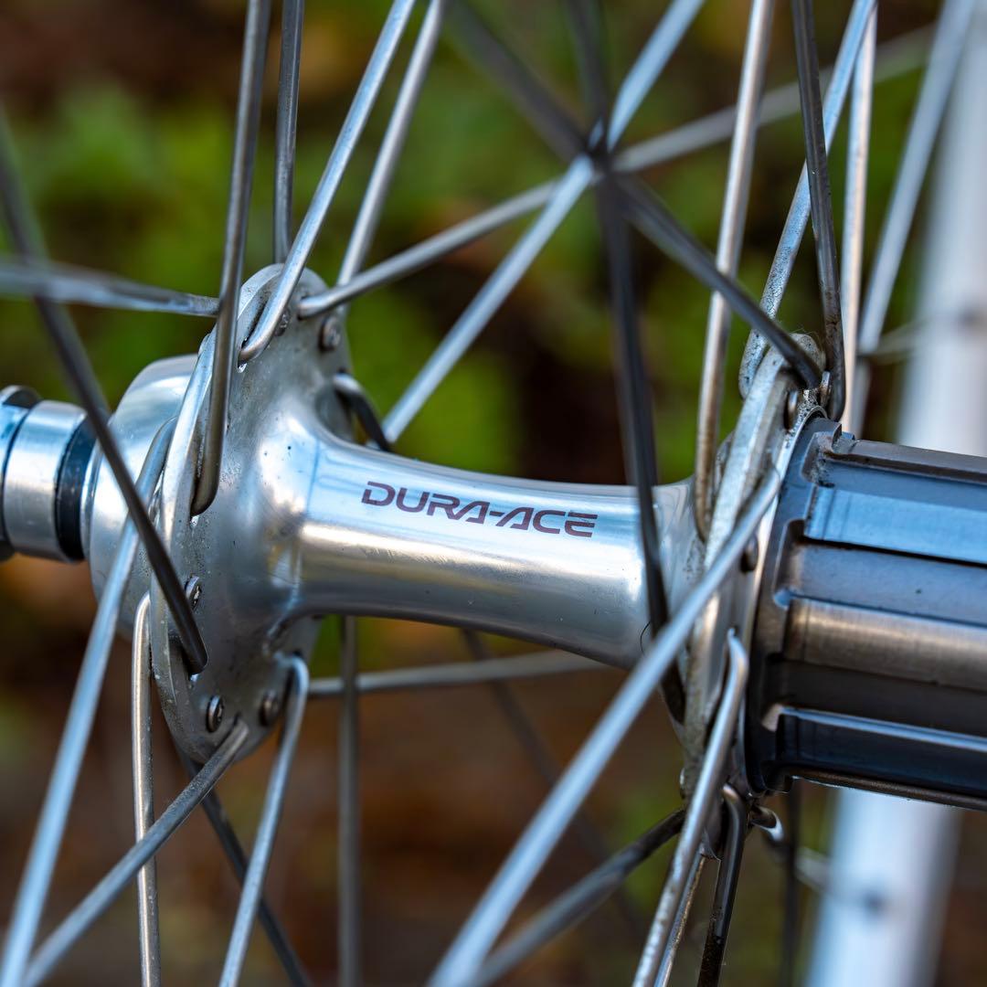 シマノ7700Duraace×アンブロッシオ evolution前後ホイール