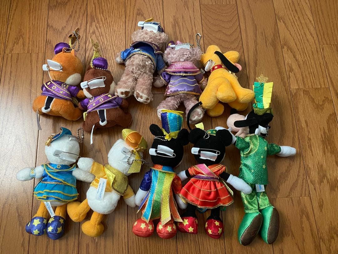 東京ディズニーランド　40周年　ドリームゴーラウンド　ぬいぐるみバッジ　全種類