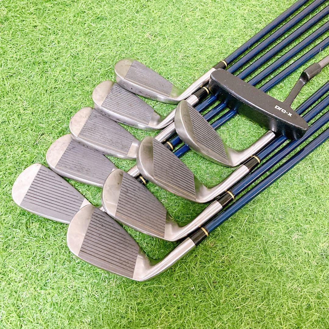 M2【バッグ美品】ミズノ　初心者オススメ　ゴルフクラブセット　メンズ　14本