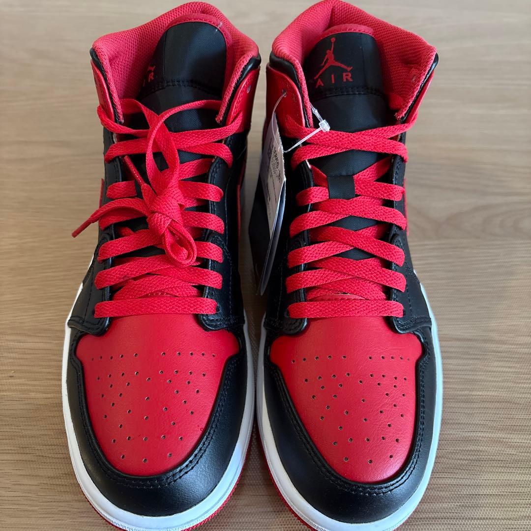 Nike Air Jordan 1 Mid ブラック/レッド